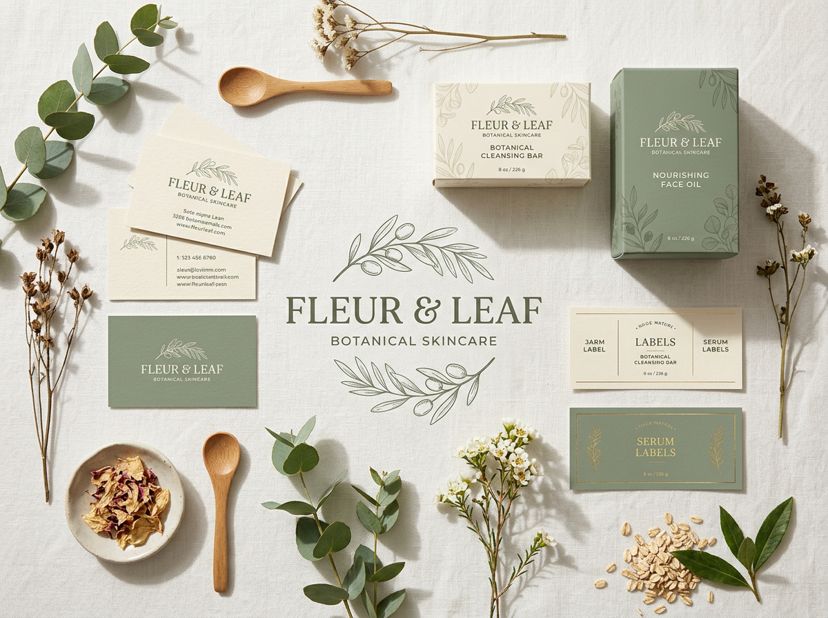 Fern and Field brand identity and packaging